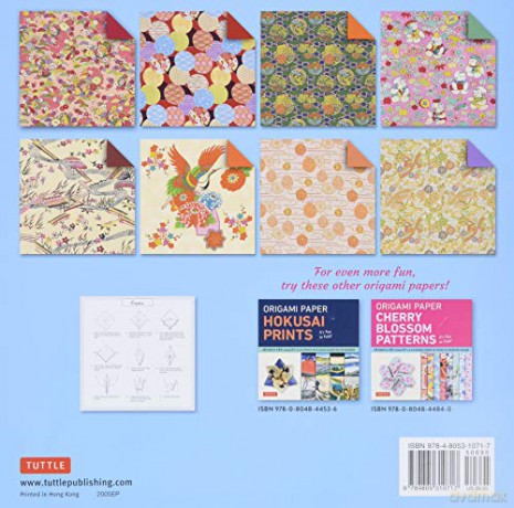 Origami Paper Kimono Patterns Large: Tuttle Origami Paper: Double-Sided Origami Sheets Printed with 8 Different Designs (Instructions for 6 Projects Included) - Tuttle Studio [KSIĄŻKA]