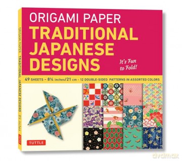 Origami Paper Traditional Japanese Designs Large (Origami Paper Packs) - Periplus Editions [KSIĄŻKA]