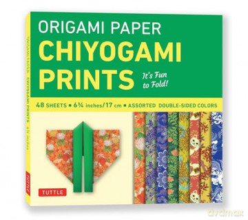 Origami Paper: Chiyogami Prints: It's Fun to Fold!: Tuttle Origami Paper: Double-Sided Origami Sheets Printed with 8 Different Patterns (Instructions for 6 Projects Included) [KSIĄŻKA]