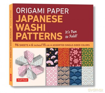 Origami Paper: Japanese Washi Patterns: Perfect for Class Projects and Modular Origami: Tuttle Origami Paper: Origami Sheets Printed with 8 Different Patterns: Instructions for 7 Projects Included [KSIĄŻKA]