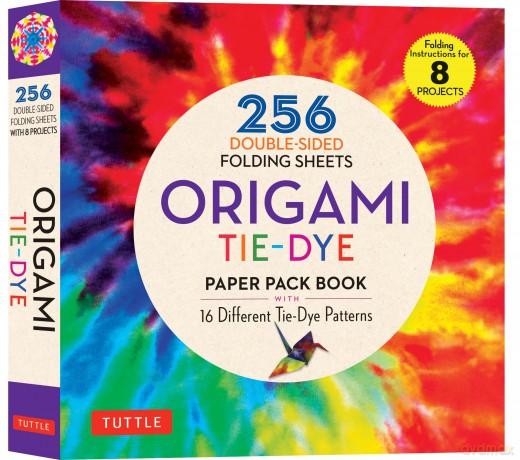 Origami Tie-Dye Patterns Paper Pack Book: 256 Double-Sided Folding Sheets (Includes Instructions for 8 Projects): 256 Double-Sided Folding Sheets (Includes Instructions for 8 Models) [KSIĄŻKA]