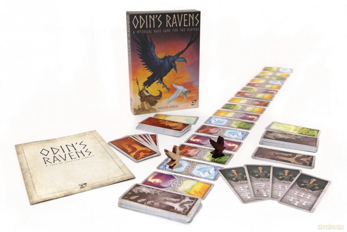 Osprey Games | Odin's Ravens | Board Game | Ages 10+ | 2 Players | 15 to 30 Minutes Playing Time,Multicolor,Medium - Thorsten Gimmler [KSIĄŻKA]