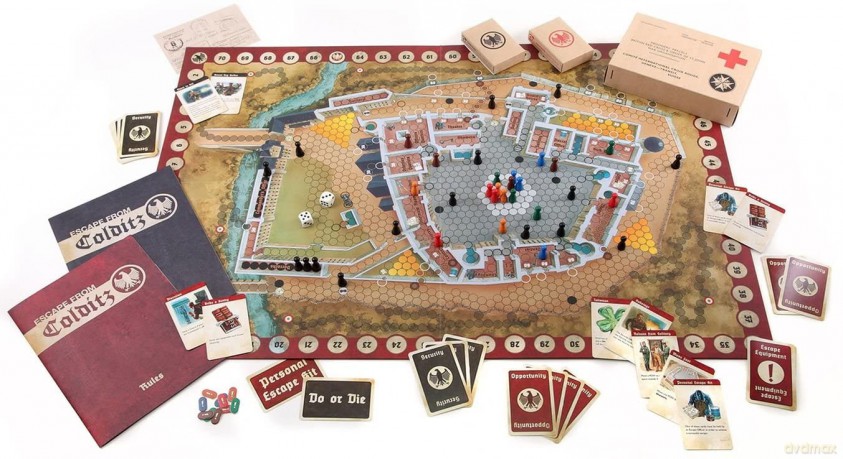 Osprey Games OSP8935 Escape from Colditz 75th Anniversary Edition Game for 14 years to 18 years,Multicolor,11.6 x 2.8 x 426.72 inches - Brian Degas [KSIĄŻKA]
