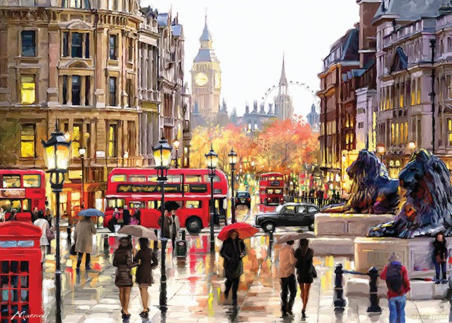 Otter House 1000 Piece Landscape Jigsaw Puzzle- London [PUZZLE]