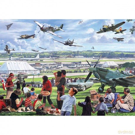 Otter House 1000 Piece Rectangular Jigsaw - Air Show [PUZZLE]