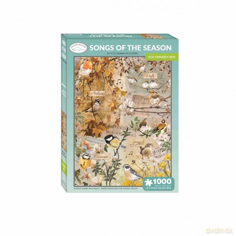 Otter House 1000 Piece Rectangular Jigsaw - Songs Of The Season [PUZZLE]
