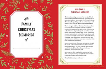 Our Family Christmas Memories: A Keepsake to Capture Your Christmas Traditions and Memories (4) (Guided Workbooks) - Editors of Chartwell Books [KALENDARZ]