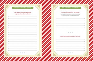 Our Family Christmas Memories: A Keepsake to Capture Your Christmas Traditions and Memories (4) (Guided Workbooks) - Editors of Chartwell Books [KALENDARZ]