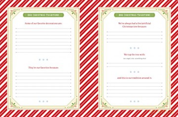 Our Family Christmas Memories: A Keepsake to Capture Your Christmas Traditions and Memories (4) (Guided Workbooks) - Editors of Chartwell Books [KALENDARZ]