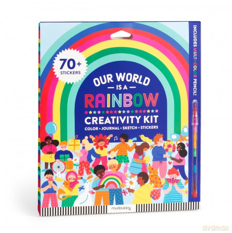 Our World is a Rainbow Creativity Kit - Mudpuppy [KSIĄŻKA]