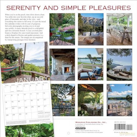 Out on the Porch Wall Calendar 2024: Porch Living for Every Day of the Year - Workman Calendars [KALENDARZ]