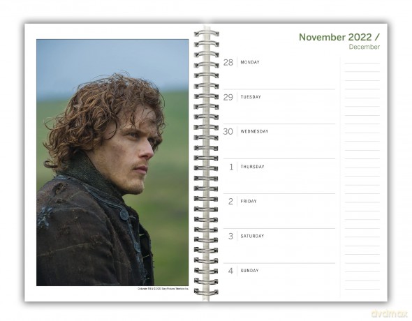 Outlander September 2022-December 2023 Weekly Planner (ENGAGEMENT 16 MONTH) - Starz [KSIĄŻKA]