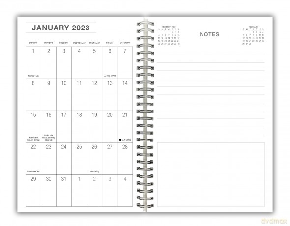Outlander September 2022-December 2023 Weekly Planner (ENGAGEMENT 16 MONTH) - Starz [KSIĄŻKA]