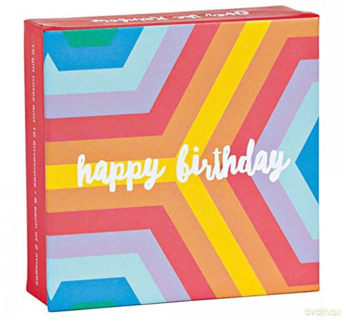 Over the Rainbow Mini FlipTop Notecards (Mini FlipTop Notecard Box): With Magnetic Closure - Ampersand [KSIĄŻKA]