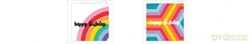 Over the Rainbow Mini FlipTop Notecards (Mini FlipTop Notecard Box): With Magnetic Closure - Ampersand [KSIĄŻKA]