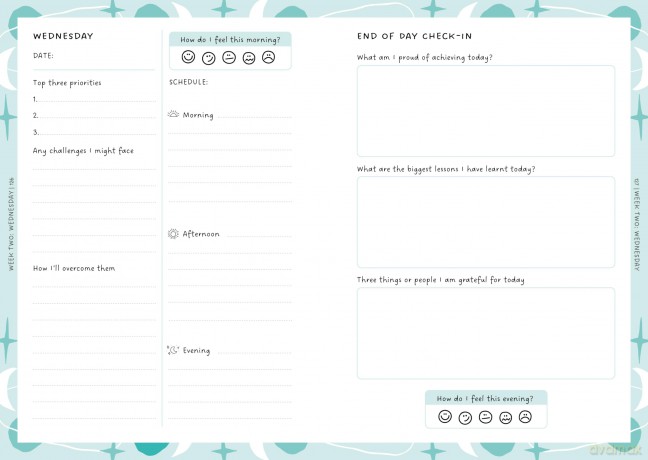 Overcoming Overwhelm Journal: A 12-Week Wellness Planner for Finding Peace in a Busy World - Bex Spiller [KALENDARZ]