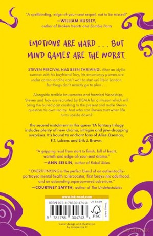 Overthinking: A queer, urban fantasy with emotional punch (The Overemotional Series) - David Fenne [KSIĄŻKA]