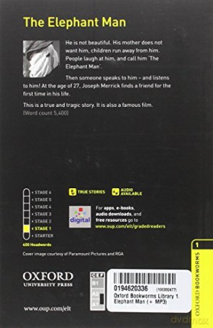 Oxford Bookworms Library: Level 1:: The Elephant Man audio pack [KSIĄŻKA]