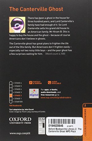 Oxford Bookworms Library: Level 2:: The Canterville Ghost audio pack [KSIĄŻKA]