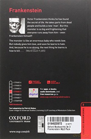 Oxford Bookworms Library: Level 3:: Frankenstein audio pack [KSIĄŻKA]