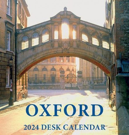 Oxford Colleges Mini Desktop Calendar - 2024 - Chris Andrews [KALENDARZ]