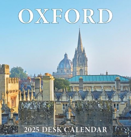 Oxford Colleges Mini Desktop Calendar - 2025 - Chris Andrews [KALENDARZ]