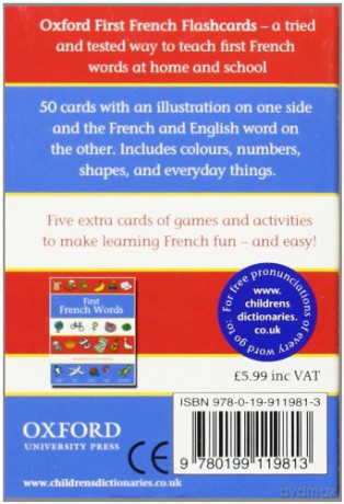 Oxford First French Flashcards - David Melling [KSIĄŻKA]