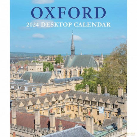 Oxford Large Desktop Calendar - 2024 - Chris Andrews [KALENDARZ]