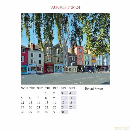 Oxford Large Desktop Calendar - 2024 - Chris Andrews [KALENDARZ]