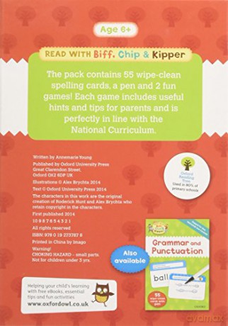 Oxford Reading Tree Read with Biff, Chip and Kipper: Spelling Games Flashcards - Roderick Et Al Hunt [KSIĄŻKA]