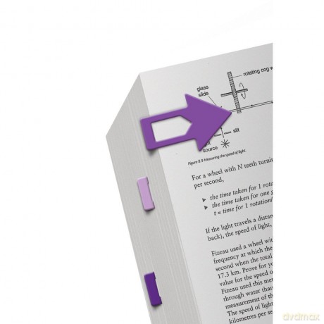 Page Pointers Page Markers - Purple [KSIĄŻKA]