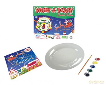 Paint a Plate: Christmas Edition (Children's Arts and Crafts Activity Kit) - Igloo Books [KSIĄŻKA]