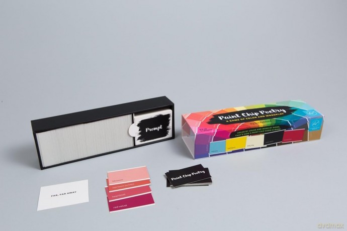 Paint Chips: The Playful Game of Mix-and-match Poetry: A Game of Color and Wordplay - Lea Redmond [KSIĄŻKA]
