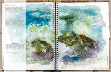 Painting in Abstract: Mixed media artwork inspired by the natural world - Carole Robson [KSIĄŻKA]