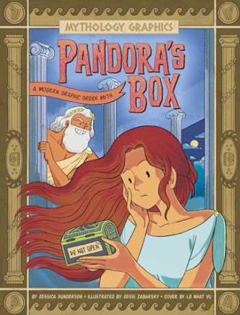 Pandora's Box: A Modern Graphic Greek Myth (Mythology Graphics) - Jessica Gunderson [KOMIKS]