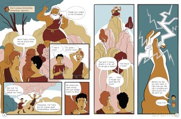 Pandora's Box: A Modern Graphic Greek Myth (Mythology Graphics) - Jessica Gunderson [KOMIKS]