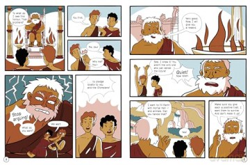 Pandora's Box: A Modern Graphic Greek Myth (Mythology Graphics) - Jessica Gunderson [KOMIKS]