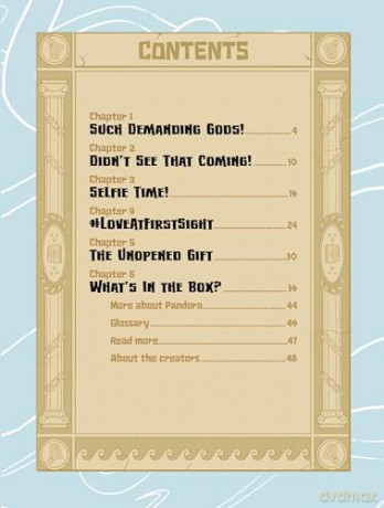 Pandora's Box: A Modern Graphic Greek Myth (Mythology Graphics) - Jessica Gunderson [KOMIKS]