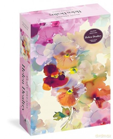 Pansy Dreams Puzzle: 1,000 Piece (Artisan Puzzle) - Dealtry [KSIĄŻKA]
