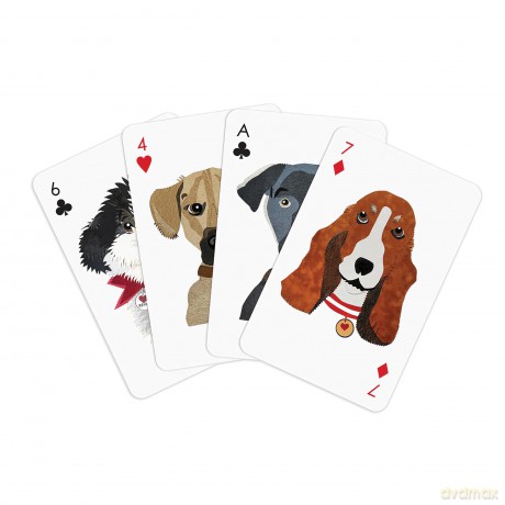 Paper Dogs Playing Card Set - Galison [KALENDARZ]