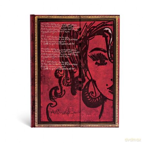 Paperblanks | Hardcover Journal | Amy Winehouse, Tears Dry | Lined | Ultra (180 × 230 mm), PB2526-9 - Paperblanks [KALENDARZ]