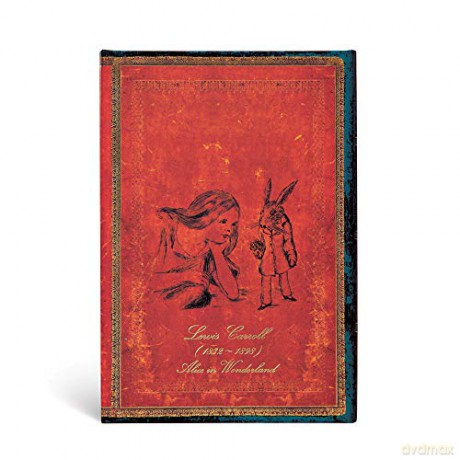 Paperblanks | Hardcover Journal | Lewis Carroll, Alice in Wonderland | Lined | Mini (100 × 140 mm) (Embellished Manuscripts Collection) - Paperblanks [KSIĄŻKA]