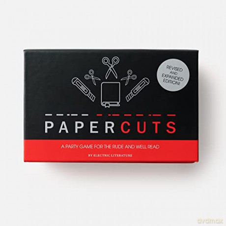Papercuts: A Party Game for the Rude and Well-Read (A Card Game for Book Lovers) - Eletric Literature [KSIĄŻKA]
