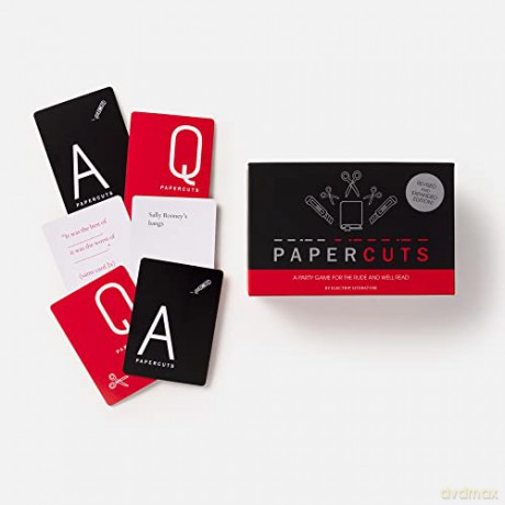 Papercuts: A Party Game for the Rude and Well-Read (A Card Game for Book Lovers) - Eletric Literature [KSIĄŻKA]