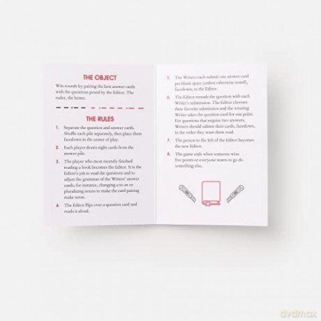 Papercuts: A Party Game for the Rude and Well-Read (A Card Game for Book Lovers) - Eletric Literature [KSIĄŻKA]