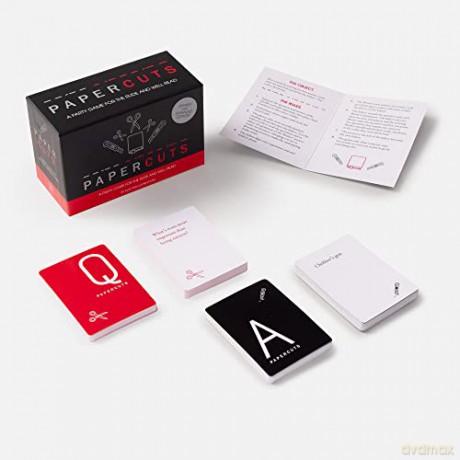 Papercuts: A Party Game for the Rude and Well-Read (A Card Game for Book Lovers) - Eletric Literature [KSIĄŻKA]