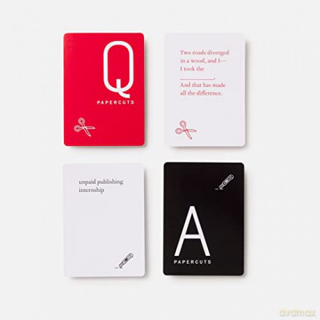 Papercuts: A Party Game for the Rude and Well-Read (A Card Game for Book Lovers) - Eletric Literature [KSIĄŻKA]