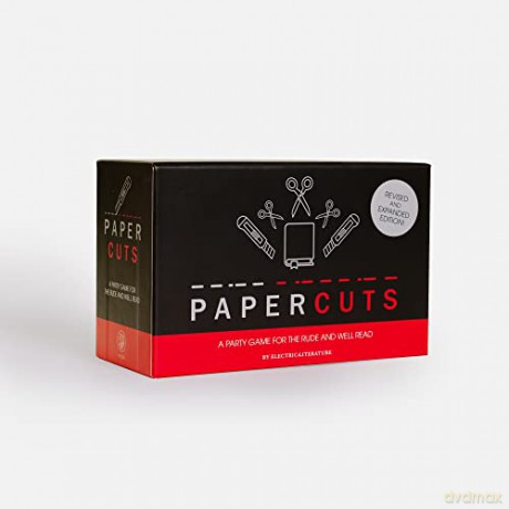 Papercuts: A Party Game for the Rude and Well-Read (A Card Game for Book Lovers) - Eletric Literature [KSIĄŻKA]