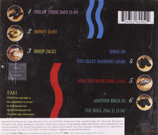 Pink Floyd: A Collection Of Great Dance Songs [CD]