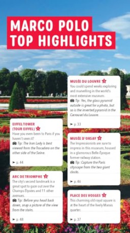 Paris Marco Polo Pocket Travel Guide - with pull out map (Marco Polo Travel Guides) - Marco Polo [KSIĄŻKA]